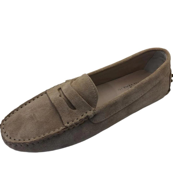 Via Veneto Suede  Moccasin 6166 - Beige